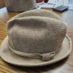 Classic Tweed Fedora Hat